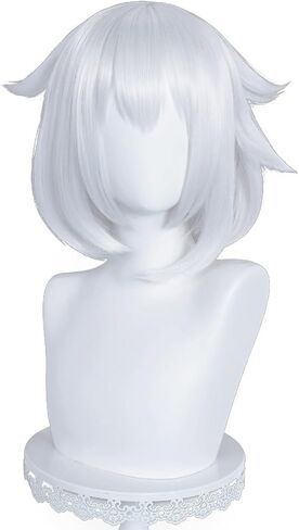 Genshin Impact Mondstadt Witch Astrologist Mona Megistus COS wig Purple hair Double ponytail women's cosplay wig Halloween,Christmas,Comic Con,You Tube Cross dressing used Attached wig cap in Saudi Arabia