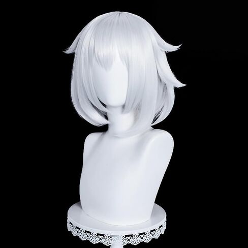 Genshin Impact Mondstadt Witch Astrologist Mona Megistus COS wig Purple hair Double ponytail women's cosplay wig Halloween,Christmas,Comic Con,You Tube Cross dressing used Attached wig cap in Saudi Arabia