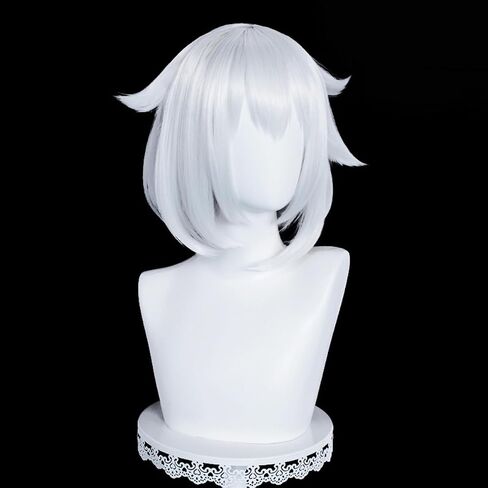 Genshin Impact Mondstadt Witch Astrologist Mona Megistus COS wig Purple hair Double ponytail women's cosplay wig Halloween,Christmas,Comic Con,You Tube Cross dressing used Attached wig cap in Saudi Arabia