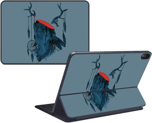 MightySkins Skin Compatible with Apple iPad Pro Smart Keyboard 11" (2018) - Use Your Brain - Protective, Durable, and Unique Vinyl Decal wrap Cover - Easy to Apply, Remove - Made in The USA in Kuwait
