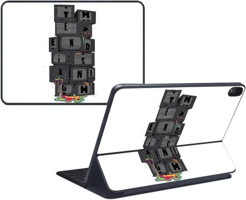 MightySkins Skin Compatible with Apple iPad Pro Smart Keyboard 11" (2018) - Use Your Brain - Protective, Durable, and Unique Vinyl Decal wrap Cover - Easy to Apply, Remove - Made in The USA in Kuwait