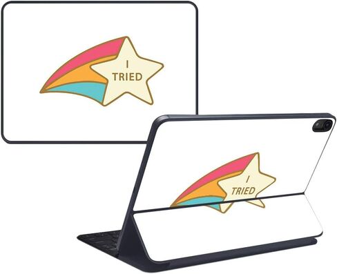 MightySkins Skin Compatible with Apple iPad Pro Smart Keyboard 11" (2018) - Use Your Brain - Protective, Durable, and Unique Vinyl Decal wrap Cover - Easy to Apply, Remove - Made in The USA in Kuwait
