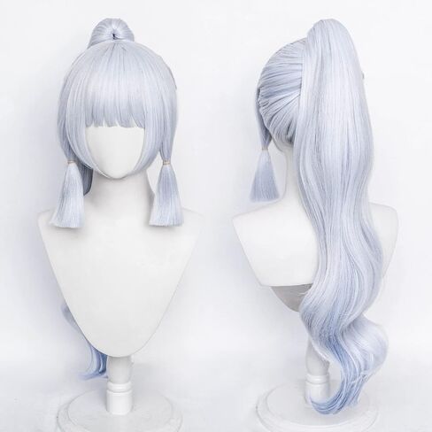 Meguru COS Genshin Impact Mondstadt Fischl wig Golden hair Double ponytail women's cosplay wig Halloween,Christmas,Comic Con,You Tube Cross dressing used Attached wig cap in Saudi Arabia