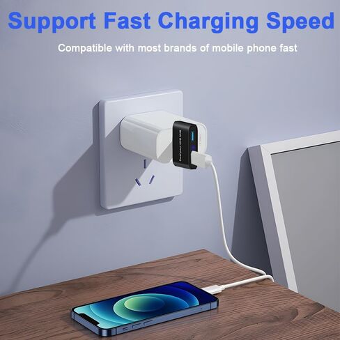 موزع USB، مقسم USB للكمبيوتر المحمول، موسع USB 4 منافذ 2.0 للكمبيوتر الشخصي، ماك، ماك بوك، الكمبيوتر اللوحي، علامة التبويب، الكاميرا، لوحة المفاتيح، الماوس in Kuwait