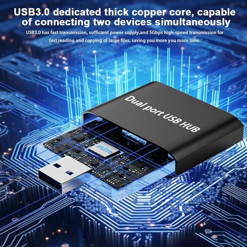 موزع USB، مقسم USB للكمبيوتر المحمول، موسع USB 4 منافذ 2.0 للكمبيوتر الشخصي، ماك، ماك بوك، الكمبيوتر اللوحي، علامة التبويب، الكاميرا، لوحة المفاتيح، الماوس in Kuwait