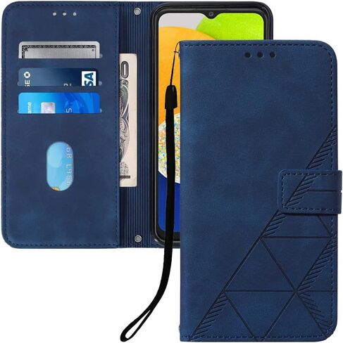 OnePlus Nord CE 2 Lite 5G Case,PU Leather Wallet Case,Credit Cards Holder Kickstand Shockproof Flip Magnetic Protection Men Women Lady Phone Case for OnePlus Nord CE 2 Lite 5G Blue YBS in Kuwait