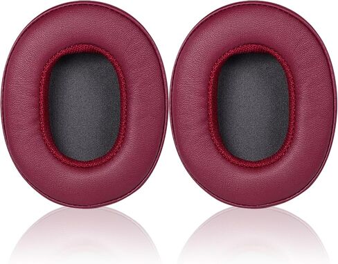 Replacement Ear Pads for Skullcandy Crusher Wireless/Evo/ANC Hesh 3/EVO/ANC, Headphones Ear Cushions, Headset Earpads, Ear Cups Cover-Burgundy in Saudi Arabia
