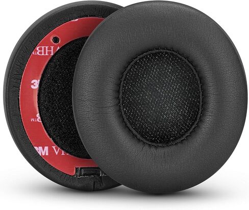 Brainwavz Earpads for Beats Solo 2 & 3 Headphones, Upgraded Replacement Pads with Memory Foam & Leather, Easy to Install, Black in Saudi Arabia