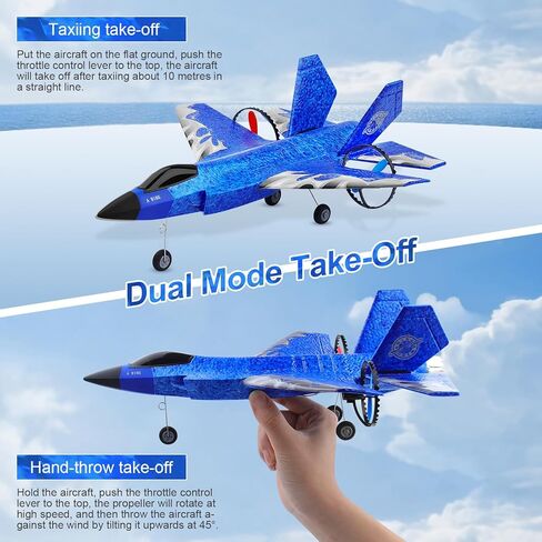 RC Plane 2CH RC Airplane Toys HW39 Fighter 2.4GHz Remote Control Plane RTF for Beginner, Kids and Adults F35 Aeroplane with Night Lights USB Charging (Red) in Saudi Arabia