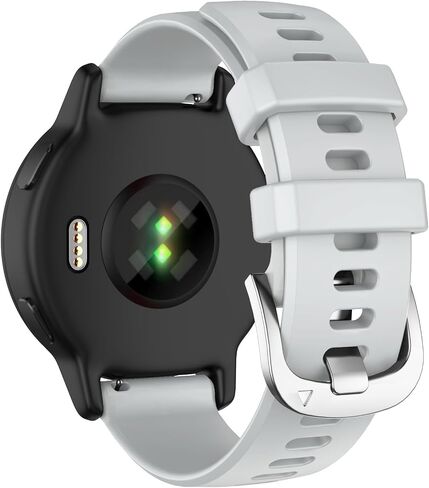 العصابات المتوافقة مع Garmin Venu 2 Plus/Venu Sq/Venu/Vivoactive 3 Watch Band Women Men، حزام استبدال رياضي من السيليكون الناعم لـ Garmin Vivomove Sport، Forerunner 645/245 ساعة ذكية in Kuwait