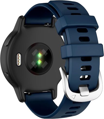 العصابات المتوافقة مع Garmin Venu 2 Plus/Venu Sq/Venu/Vivoactive 3 Watch Band Women Men، حزام استبدال رياضي من السيليكون الناعم لـ Garmin Vivomove Sport، Forerunner 645/245 ساعة ذكية in Kuwait
