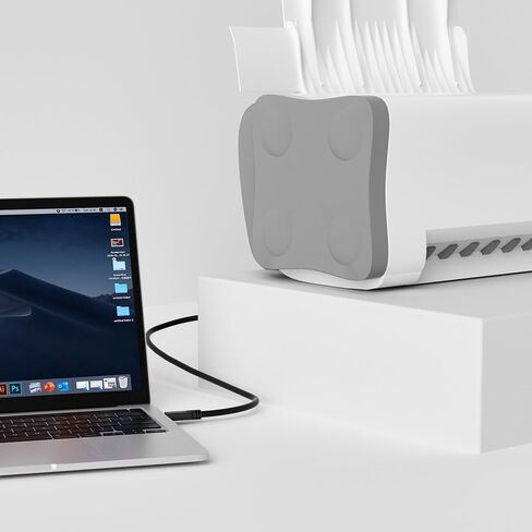 USB C to B 3.0 Cable 15 FT, USB-C-Male to USB B-Male 3.0 Cable, Gold-Plated Connectors, Black Cable, Compatible with Docking Station, External Hard Drivers, Scanner and More in Kuwait