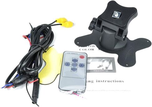 7 Inch Tft-lcd Car Monitor 2 Video Input Car Rearview Headrest Monitor DVD VCR Monitor with Remote and Stand & Support Rotating the Screen 800480rgb 8pin Connect in Saudi Arabia