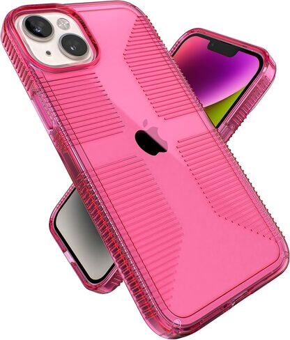 حافظة Speck iPhone 15 Plus - مصممة لـ MagSafe، مقبض حماية من السقوط - لهاتف iPhone 15 Plus وiPhone 14 Plus - حافظة هاتف ناعمة الملمس 6.7 بوصة - قبضة Presidio2 أسود/أسود/أبيض in Saudi Arabia
