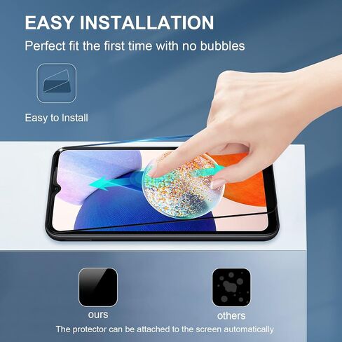 واقي شاشة GiiYoon-3 PACK لهاتف Samsung Galaxy A15 من الزجاج المقسى [تغطية كاملة عالية الدقة] [سهلة التركيب] [مقاوم للخدش] [صلابة 9H] طبقة واقية in Kuwait