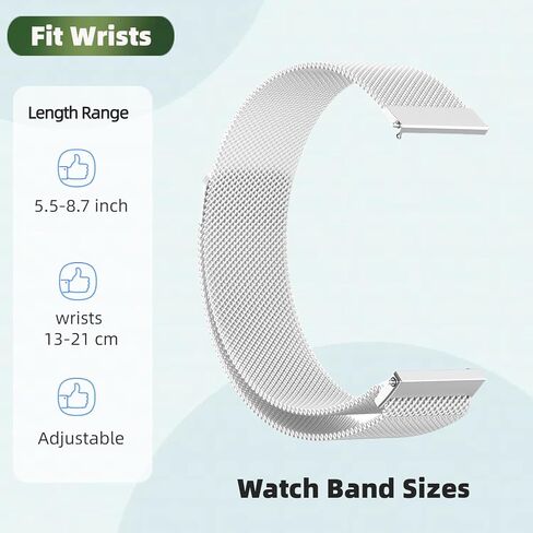 Compatible for Samsung Galaxy Active 2 40mm 44mm Watch Bands with TPU Case, Stainless Steel Mesh Loop Sports Wristband Replacement Straps Screen Protector Bumper Cover in Kuwait