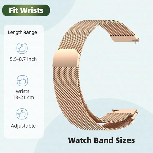 Compatible for Samsung Galaxy Active 2 40mm 44mm Watch Bands with TPU Case, Stainless Steel Mesh Loop Sports Wristband Replacement Straps Screen Protector Bumper Cover in Kuwait
