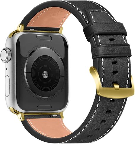 سوار جلد التمساح متوافق مع ساعة أبل 49 مم 46 مم 45 مم 44 مم 42 مم 41 مم 40 مم 38 مم حزام جلد التمساح الأصلي لسلسلة iWatch Urtal 10 9 8 7 6 5 4 3 SE 2 1 للنساء والرجال in Kuwait