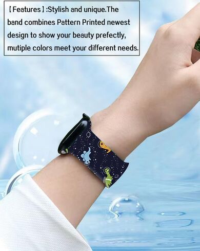 حزام متوافق مع iWatch Band 38 مم 40 مم 41 مم للنساء، حزام بديل لأساور المعصم من السيليكون لـ iWatch Ultra 2/Ultra/SE 2/ SE/Series 9/8/7/6/5/4/3/2/1 in Saudi Arabia