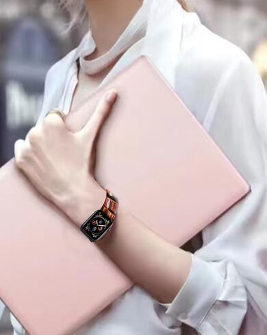 حزام متوافق مع iWatch Band 38 مم 40 مم 41 مم للنساء، حزام بديل لأساور المعصم من السيليكون لـ iWatch Ultra 2/Ultra/SE 2/ SE/Series 9/8/7/6/5/4/3/2/1 in Saudi Arabia