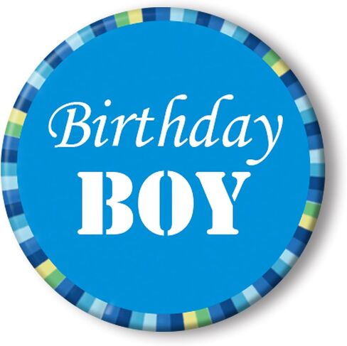 Birthday Boy Pin, Happy Birthday Pin for Boys, Birthday Boy Button with Vehicle Themed Design, Birthday Badge for Man, Birthday Button Pin Birthday Gifts for Boys, Brother, Friends (2.3in) in Saudi Arabia