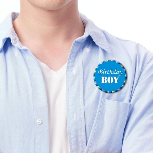Birthday Boy Pin, Happy Birthday Pin for Boys, Birthday Boy Button with Vehicle Themed Design, Birthday Badge for Man, Birthday Button Pin Birthday Gifts for Boys, Brother, Friends (2.3in) in Saudi Arabia