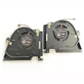 Fleshy Leaf CPU+GPU Cooling Fan Replacement for Asus ROG Zephyrus Duo 15 GX550 GX550LXS GX550LWS GX550Q DC12V Series DFSCK22105182D 13NR02Z0P08011 FMB9 DFSCK22115181D 13NR02Z0P09011 FMB8