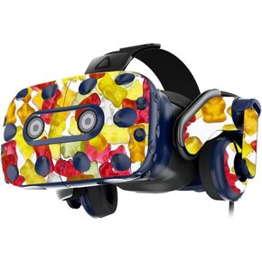 MightySkins Skin Compatible with HTC Vive Pro VR Headset - Gummy Bears | Protective, Durable, and Unique Vinyl Decal wrap Cover | Easy to Apply, Remove, and Change Styles | Made in The USA