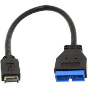 NFHK USB 3.1 Front Panel Header to USB 3.0 20Pin Header Extension Cable 20cm for ASUS Motherboard