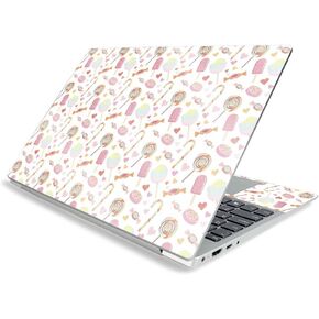 MightySkins Glossy Glitter Skin Compatible With Lenovo IdeaPad S340 15" (2019) - Candy Bash | Protective, Durable High-Gloss Glitter Finish | Easy to Apply, Remove, and Change Styles | Made in The USA