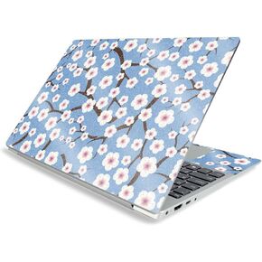 MightySkins Glossy Glitter Skin Compatible with Lenovo IdeaPad S340 15" (2019) - Japanese Spring | Protective, Durable High-Gloss Glitter Finish | Easy to Apply and Change Style | Made in The USA