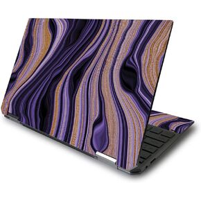 MightySkins Skin Compatible with HP Spectre x360 13.3" Gem-Cut (2020) - Purple Jewel | Protective, Durable, and Unique Vinyl Decal wrap Cover | Easy to Apply and Change Style | Made in The USA