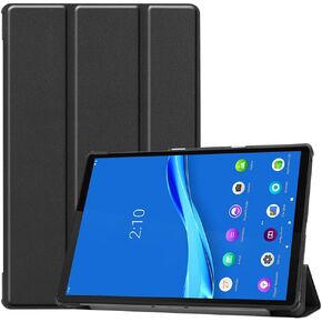 for Lenovo Tab M10 FHD Plus 10.3 Smart Cover, Ultra Slim Folio Stand Lightweight Leather Case for Lenovo M10 Plus TB-X606F TB-X606N TB-X606M/L/X 10.3" Tablet (Black)