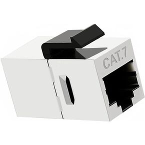 xiwai 10-Gigabit UTP CAT7 Coupler Inline Keystone Jack RJ45 Female to Female STP Shield UTP 8P8C Keystone Insert Compatible with All CAT5 CAT5e CAT6 CAT6a Cat7 Applications