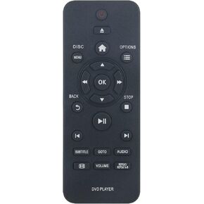 RC-5721 AIDITIYMI New Replacement Remote Control fit for PHILIPS DVD Player DVP3602/F8 DVP2880/F7 DVP3602/F7 VD2433 DVP3602 DVP2880 DVP2881