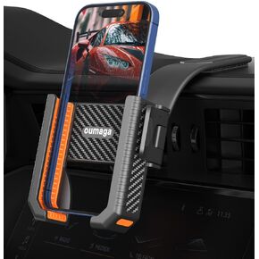 Phone Holders for Your Car Universal Dashboard, [Super Stable] Car Phone Holder, Bendable Memory Titanium Alloy, Cell Phone Car Holder Mount for iPhone 15 Pro Max 14 13 12 11& All Phones，Black