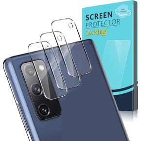 [3 Pack] Compactible for Samsung Galaxy S20 FE 5G/Galaxy S20 FE 5G UW (6.5inch) Camera Lens protector Tempered Glass,Case Friendly No-Bubble High Definition [Easy Installation] Clear