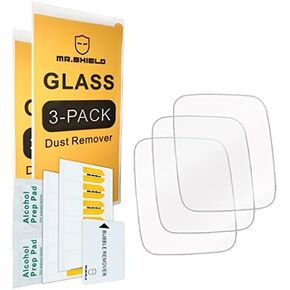 Mr.Shield [3-PACK] Screen Protector For Fitbit Versa Smart Watch [Tempered Glass] Screen Protector [0.3mm Ultra Thin 9H Hardness 2.5D Round Edge] with Lifetime Replacement