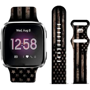 أحزمة ساعة متوافقة مع فرق Versa 2/ Versa/Versa Lite للنساء والرجال، استبدال حزام رياضي لطيف من السيليكون الناعم غير اللامع لـ Versa SE Lite in Kuwait