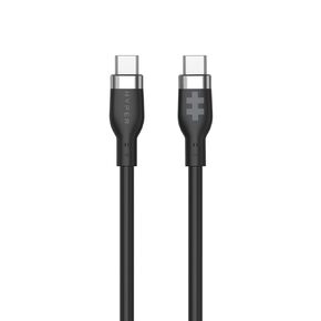 HyperJuice 240W Silicone USB C to USB C Cable (6ft/2m) for All Devices. Durable 240W USB-C Charge Cable. Portable, Tangle-Free Design, Over-Temperature Protection. Charges Any USBC to USBC Device