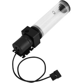 Pump Reservoir Combo,19W 12V CPU Water Cooling Pumpe,G1/4 Thread,800L/H , PC CPU Water Cooling System Heat Exchanger Tool(160mm)