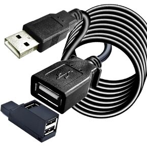 Long USB 2.0 Extension Cable 40FT,USB Male to Female Long Cable Extension Cord Data Transfer Extender USB Cable， USB Connector for USB Flash Drive/Hard Drive