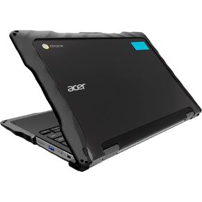 Gumdrop DropTech Case Fits Acer Chromebook Spin 511/R752TN (2-in-1). Designed for K-12 Students, Teachers and Classrooms-Drop Tested, Rugged, Shockproof Bumpers for Reliable Device Protection – Black