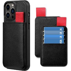LAMEEKU Wallet Case for iPhone 13 Pro Max Case [Strong Magnetic Wireless Charging] [Detachable RFID Blocking Card Holder] Compatible with MagSafe Shockproof Slim Cover for iPhone 13 Pro Max 6.7 inch