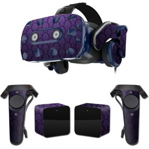 MightySkins Skin Compatible with HTC Vive Pro VR Headset - Antique Purple | Protective, Durable, and Unique Vinyl Decal wrap Cover | Easy to Apply, Remove, and Change Styles | Made in The USA
