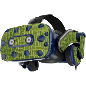 MightySkins Skin Compatible with HTC Vive Pro VR Headset - Croc Skin | Protective, Durable, and Unique Vinyl Decal wrap Cover | Easy to Apply, Remove, and Change Styles | Made in The USA