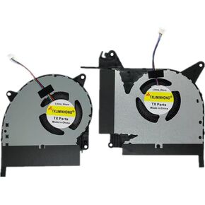 New Compatible CPU and GPU Cooling Fan for Asus ROG Strix Scar GL704 GL704GM GL704GV GL704GW FL2F FL2D DFSCK22115181C DFSCK22105182D 13NR00N0M10111 13NR00N0M09111 DC12V 1A