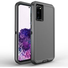 Galaxy S20 Plus Case Galaxy S20+ Case for Samsung Galaxy S20 Plus 5G Case Military Drop Shockproof Armor Heavy Duty Rugged 3 in 1 Protection Cover for Galaxy S20 Plus S20+ Phone Case (Purple+Rose Red)