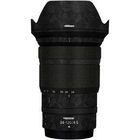 ZZQ&CCF Mebont Anti-Scratch Lens Cover Skin Sticker for Nikon NIKKOR Z 24-120mm f/4 S Lens Camera Protector Film Skin Protective Decoration and Wear Resistance(Circuit Black)