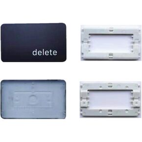Replacement Individual Delete Key Cap and Hinge are Applicable for MacBook Pro 13&15inch Model A1706 A1707 A1708 Keyboard to Replace The Delete Keycap and Hinge